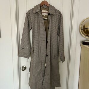 Barbour Classic Plaid Women's Trench Coat